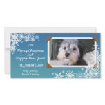 Christmas Holiday Snowflake Photo Cards
