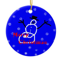 Christmas Holiday Snowman Ornament Template ornaments