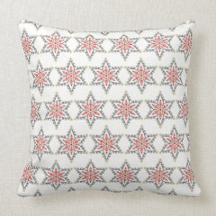 Christmas Holiday Stars Patterns for Xmas Pillows