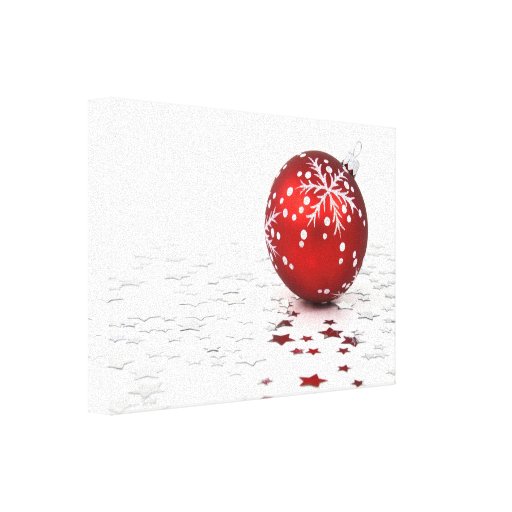 Christmas Holiday Stars Stretched Canvas Prints