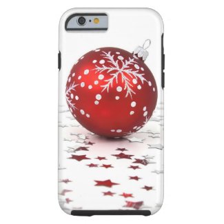 Christmas Holiday Stars Tough iPhone 6 Case