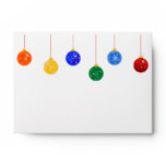 Christmas Holiday Tree Ornaments Envelopes