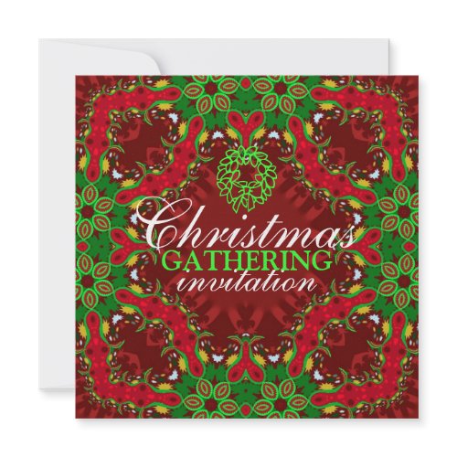 Christmas Holidays Gathering Invitation invitation