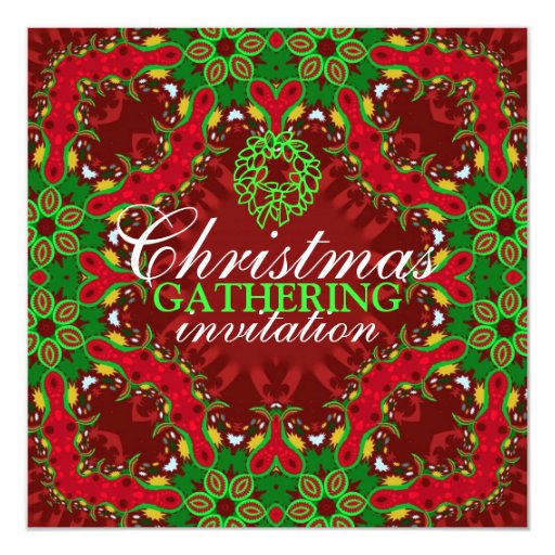 Christmas Holidays Gathering Invitation  Zazzle