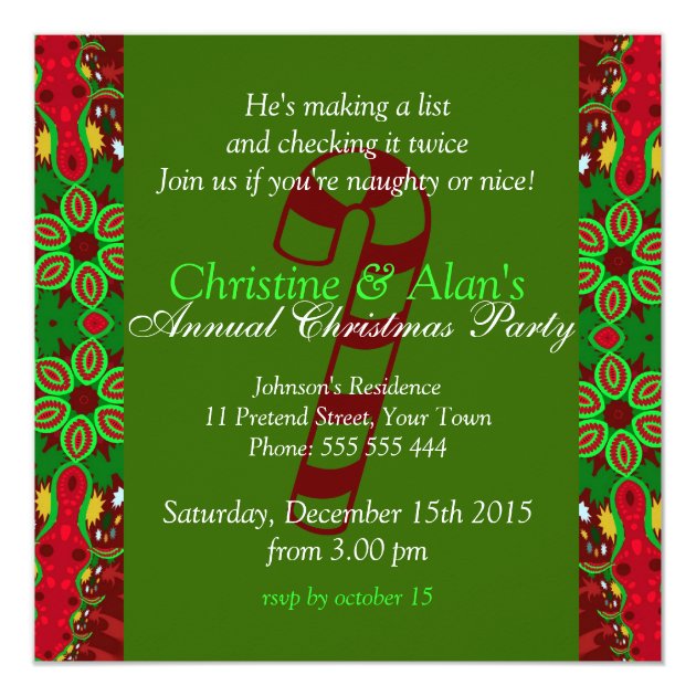 Christmas Holidays Gathering Invitation  Zazzle