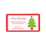 Christmas Holly Berry Gift Tag Labels Personalized Address Labels