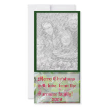 Christmas holly berry photo cards by dlmtleArt Christmas holly berry photo cards