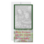Christmas holly berry photo cards