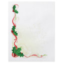 Christmas Holly Border flyers by mariabellimages Christmas Holly Border flyers