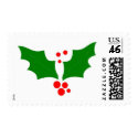 Christmas Holly Design postage by ChristmasStamps Christmas Holly Design postage