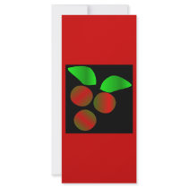 Christmas Holly III rack cards by colorimages Christmas Holly III rack cards