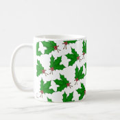 Christmas Holly Mug mug