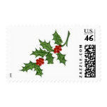 Christmas Holly Postage postage