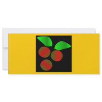 Christmas Holly V rack cards by colorimages Christmas Holly V rack cards
