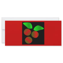 Christmas Holly VII rack cards