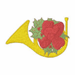 Christmas Horn Embroidered Shirt