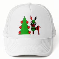 Christmas Horse 4 - Happy Christmas hats