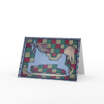 christmas horse cards