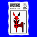 Christmas Horse postage