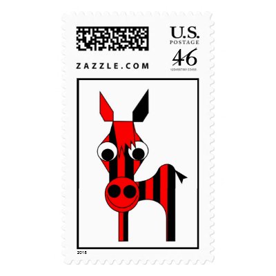 Christmas Horse postage