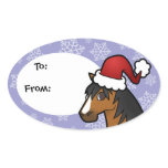 Christmas Horse Stickers