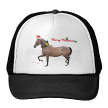 Christmas Horse Trucker Hat