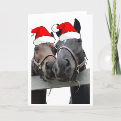 Christmas Horses cards