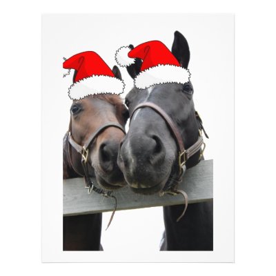 Christmas Horses flyers