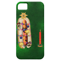 Christmas Hotdog iPhone 5 Cases