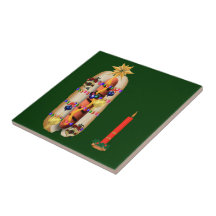Christmas Hotdog Tiles