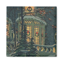 Christmas House magnets