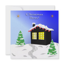 Christmas House Party invitations