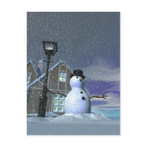 Christmas House Postcard