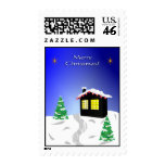 Christmas House Snow Scene Christmas House Snow Scene