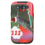 Christmas Hummingbird with Christmas Stocking Samsung Galaxy S3 Cover