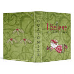 Christmas I Believe in Santa Notebook Binder
