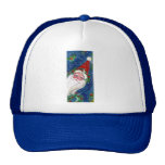 CHRISTMAS I LETTER / SANTA CLAUS WITH RED RIBBON HATS