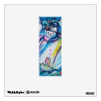 CHRISTMAS I LETTER / SNOWMAN WITH OWL ROOM DECAL