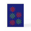 Christmas Ice Crystals cards