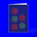 Christmas Ice Crystals cards