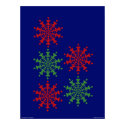 Christmas Ice Crystals posters