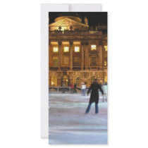 Christmas Ice Skating Rack Card Template