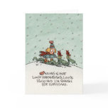 Christmas Ice Snakes Card