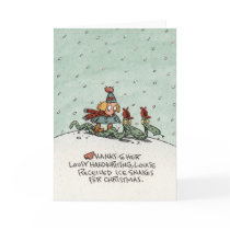 Christmas Ice Snakes Card