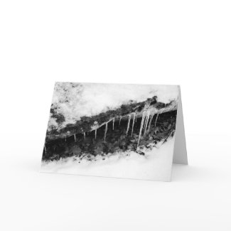 Christmas icicles card