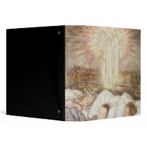 Christmas illustrations 3 ring binder