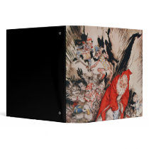 Christmas illustrations 3 ring binders