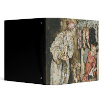 Christmas illustrations 3 ring binder