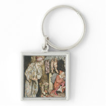 Christmas illustrations key chains