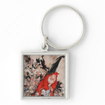 Christmas illustrations key chain